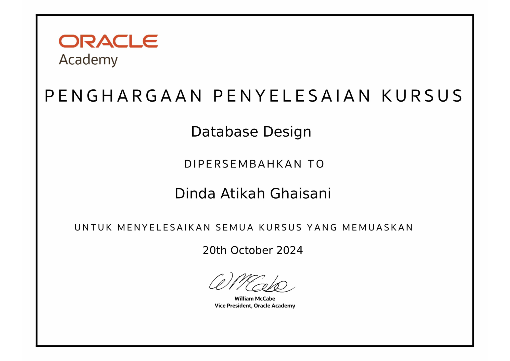 Certificate 2